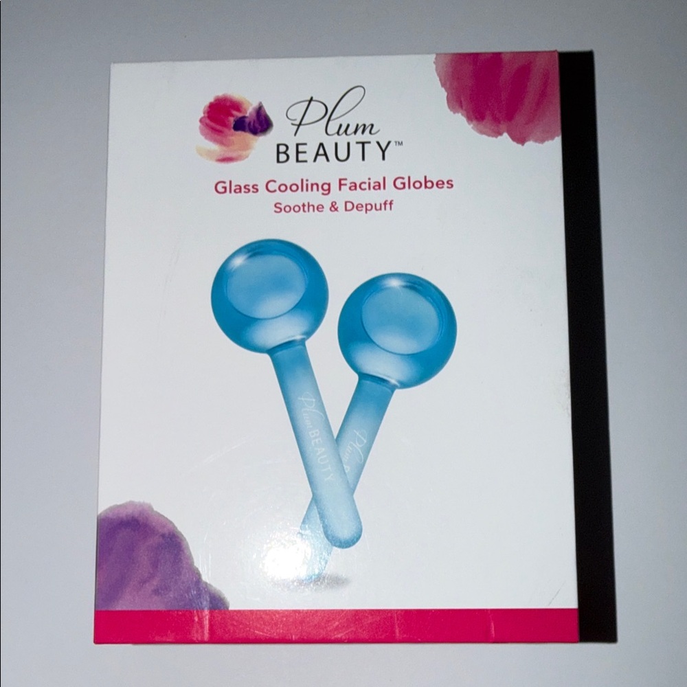 Plum beauty glass cooling facial globes